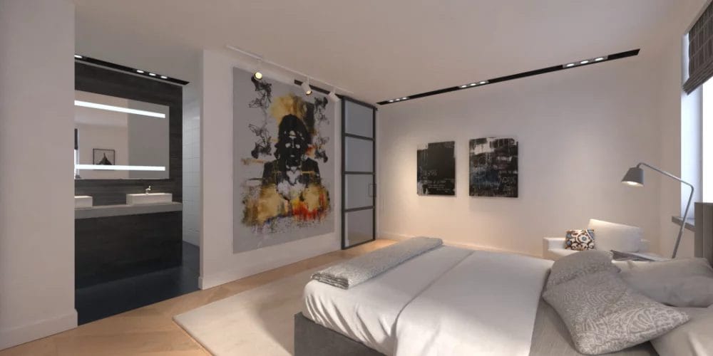 Slaapkamer 3D ontwerp Carnisse Barendrecht