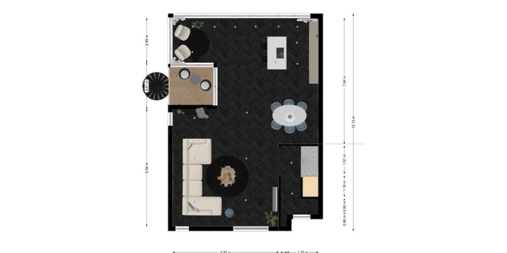 plattegrond indeling VR ontwerp