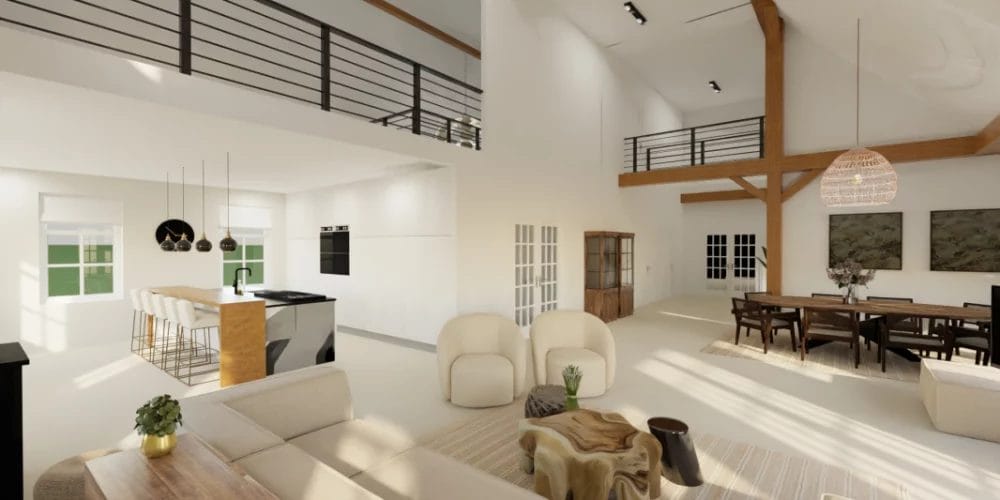 de perfecte verbouwing woonboerderij, virtual reality ontwerp