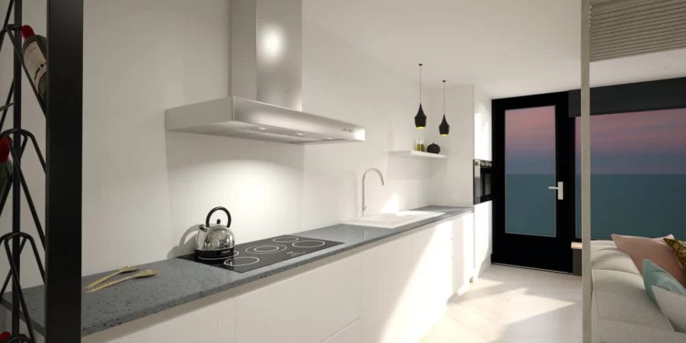 de perfecte verbouwing Alphen, keuken, roomdivider, 3d, virtual reality