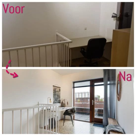 huis verkopen met overwaarde door meubelverhuur Rotterdam, overloop