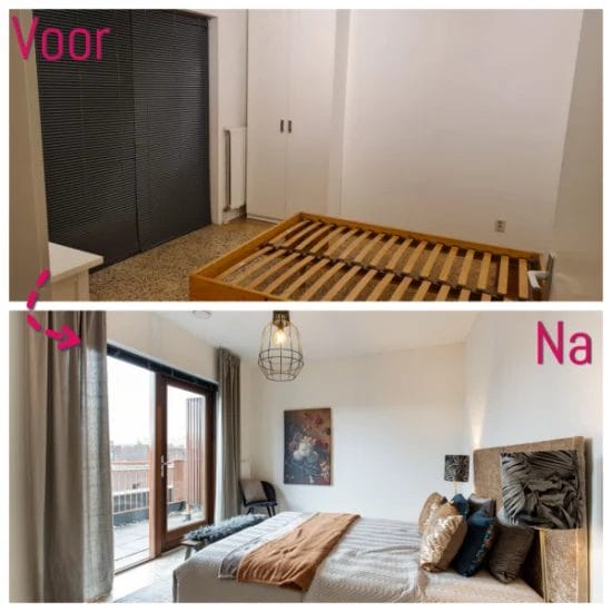 huis verkopen met overwaarde door meubelverhuur Rotterdam, slaapkamer