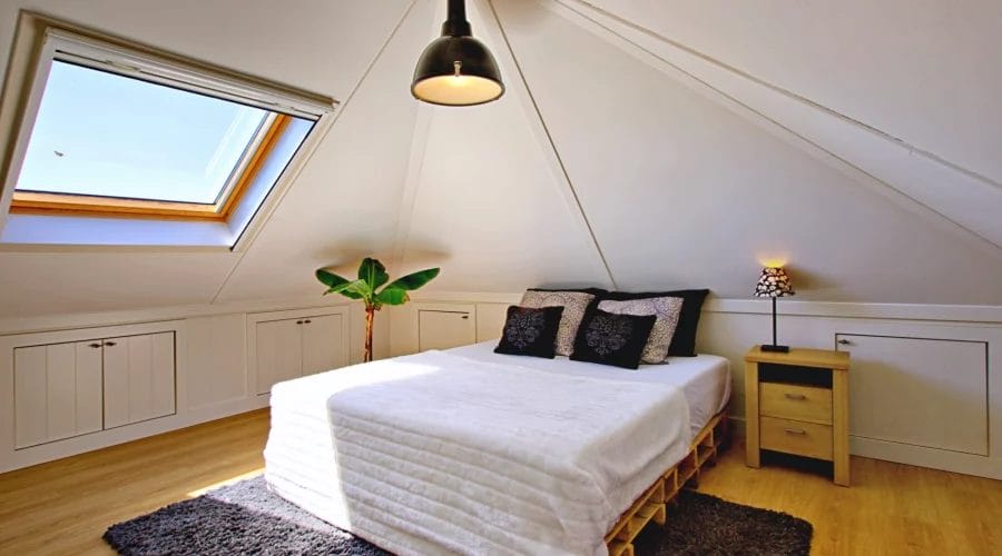 woningfotografie, slaapkamer, zolder